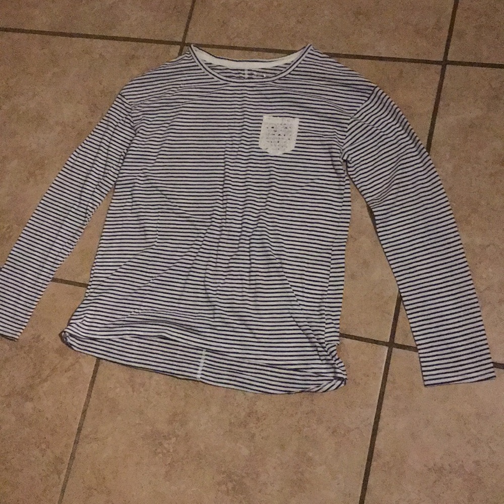 Striped long sleeve shirt
